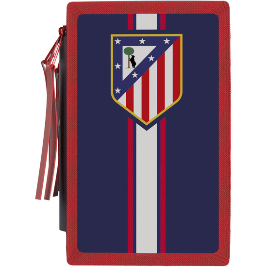 ATLÉTICO DE MADRID PLUMIER 3 PISOS CON MATERIAL ESCOLAR image 0
