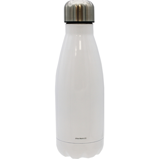 REAL MADRID BOTELLA PERSONALIZABLE BLANCA DE ACERO 550ML LETRA J image 1