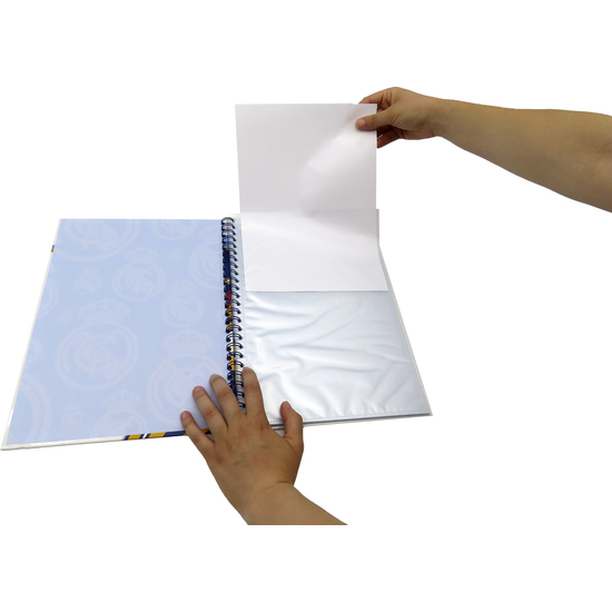 REAL MADRID CARPETA ESPIRAL 30 FUNDAS image 4