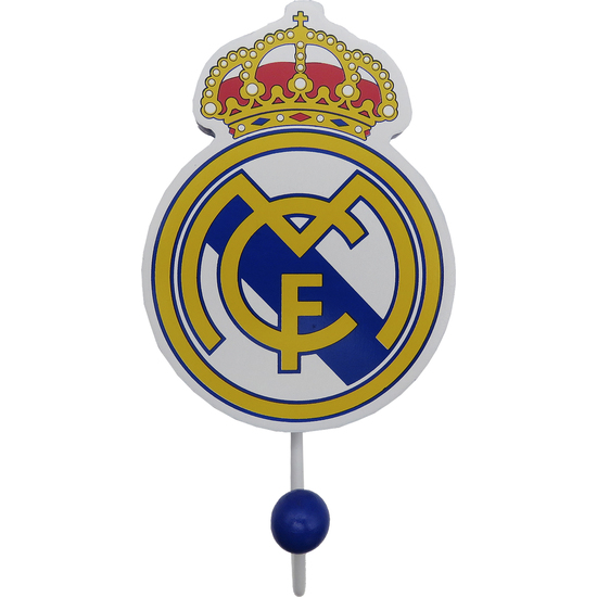 REAL MADRID GANCHO DE PARED DE MADERA image 0