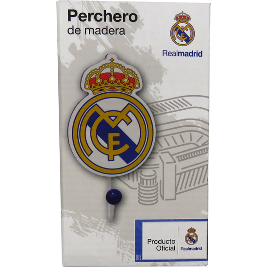 REAL MADRID GANCHO DE PARED DE MADERA image 2