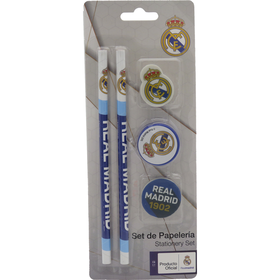REAL MADRID SET 5 PIEZAS DE PAPELERÍA image 0