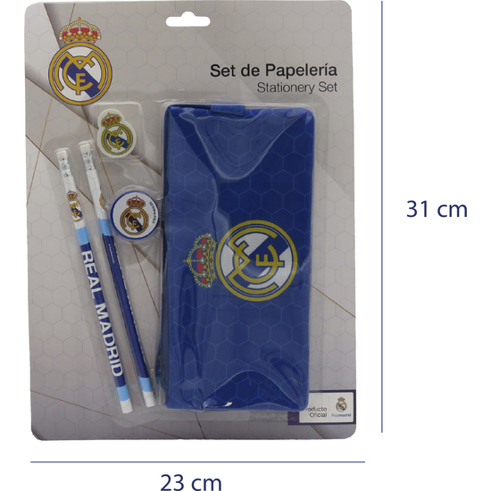 REAL MADRID SET DE PAPELERÍA PORTATODO TRIPLE image 2
