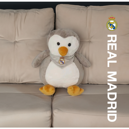 REAL MADRID  PELUCHE PINGÜINO 25CM image 3