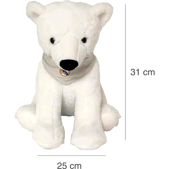 REAL MADRID  PELUCHE OSO POLAR 30CM image 3