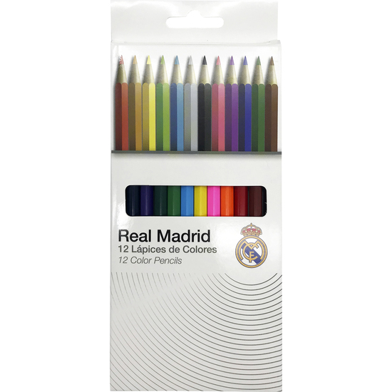 REAL MADRID 12 LÁPICES DE COLORES image 0