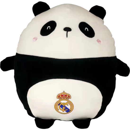 REAL MADRID  PELUCHE OSO PANDA 30CM SQUISHY image 0