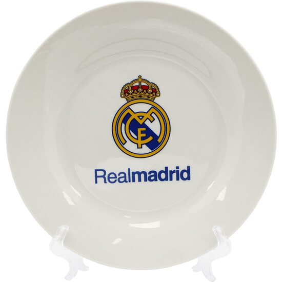 REAL MADRID PLATO DE CERÁMICA CON SOPORTE image 5