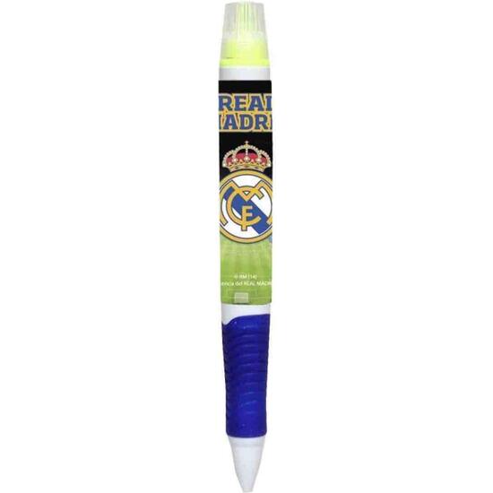 REAL MADRID BOLÍGRAFO MARCADOR FLUORESCENTE image 0