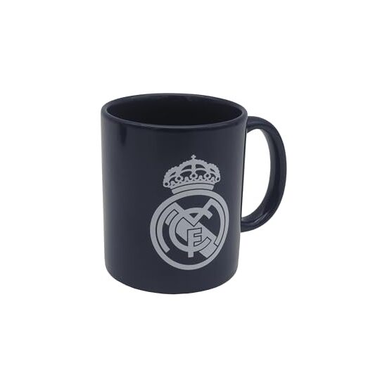 REAL MADRID TAZA CERÁMICA AZUL CON ESCUDO BLANCO EN CAJA image 2