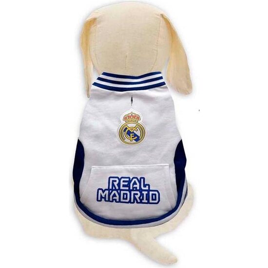 REAL MADRID SUDADERA PARA PERRO TALLA M image 0