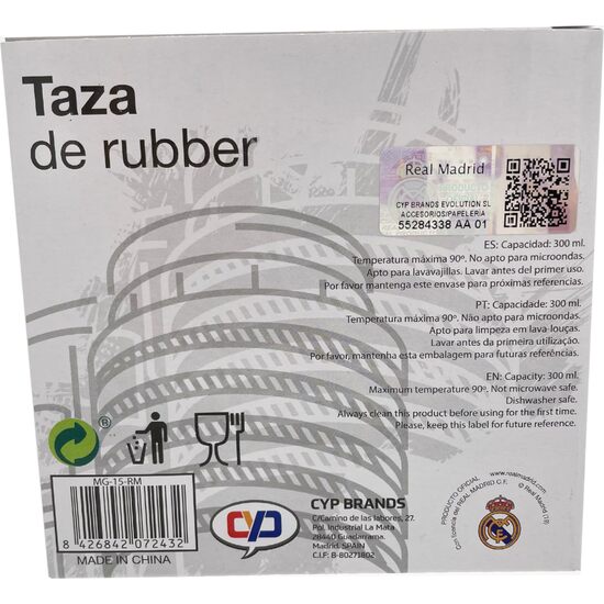 REAL MADRID TAZA RUBBER image 1