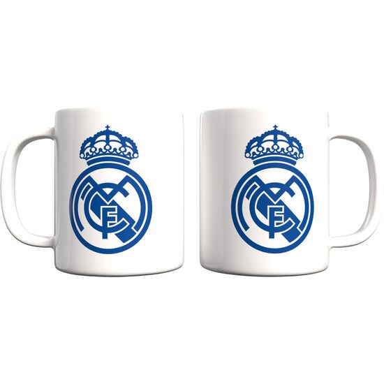 REAL MADRID TAZA CERÁMICA ESCUDO AZUL EN CAJA image 0