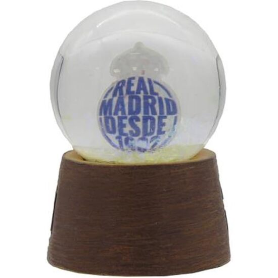 REAL MADRID BOLA DE NIEVE MEDIANA ESCUDO image 1