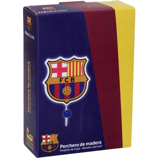FCBARCELONA GANCHO DE PARED DE MADERA BARCELONA image 1