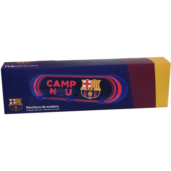FCBARCELONA FC  BARCELONA PERCHERO DE PARED DE MADERA image 1