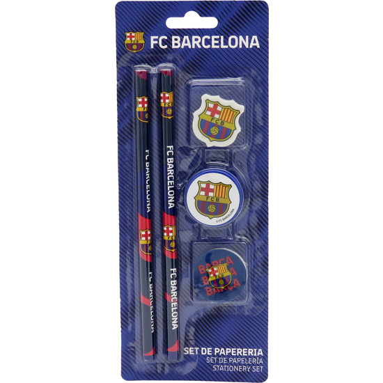 FCBARCELONA SET 5 PIEZAS DE PAPELERÍA image 0