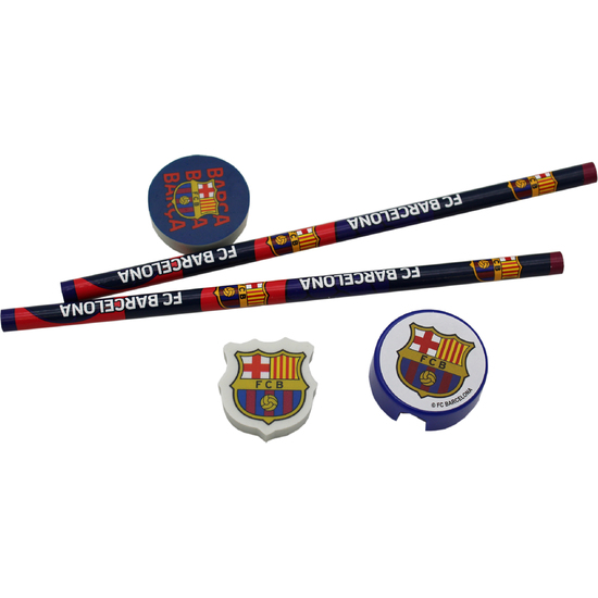 FCBARCELONA SET 5 PIEZAS DE PAPELERÍA image 1