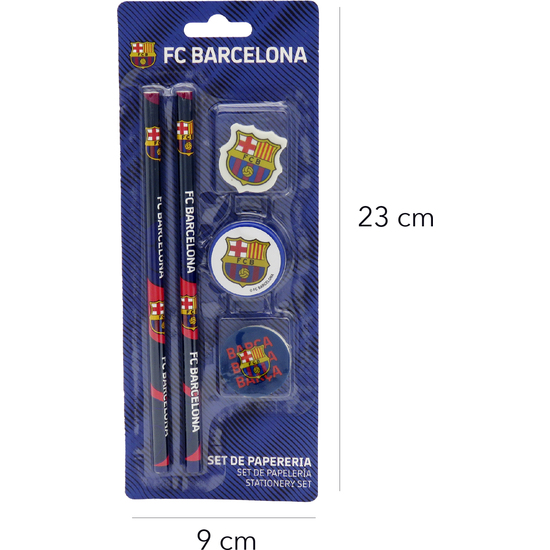 FCBARCELONA SET 5 PIEZAS DE PAPELERÍA image 3