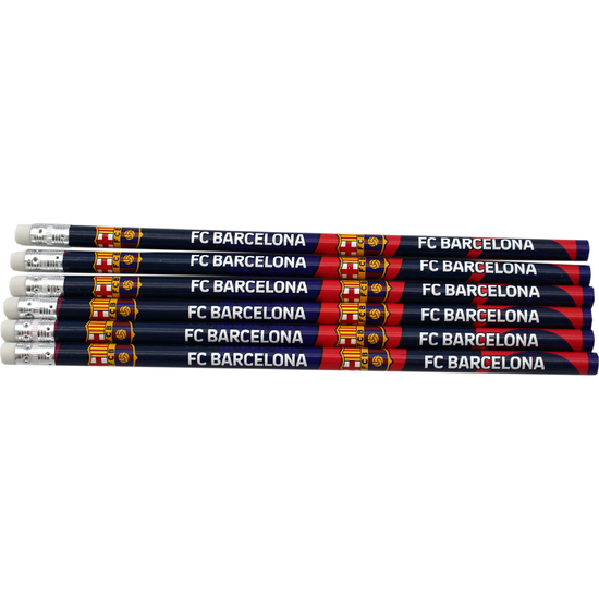 FCBARCELONA SET 6 LÁPICES C/GOMA image 2