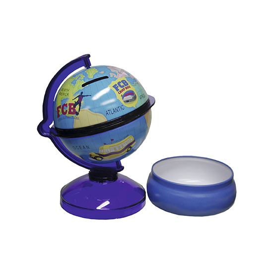 FCBARCELONA HUCHA BOLA DEL MUNDO image 1