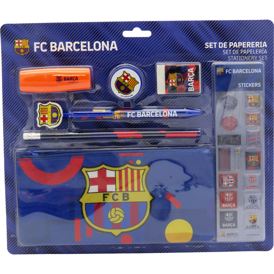 FCBARCELONA SET DE PAPELERÍA CON PEGATINAS image 0