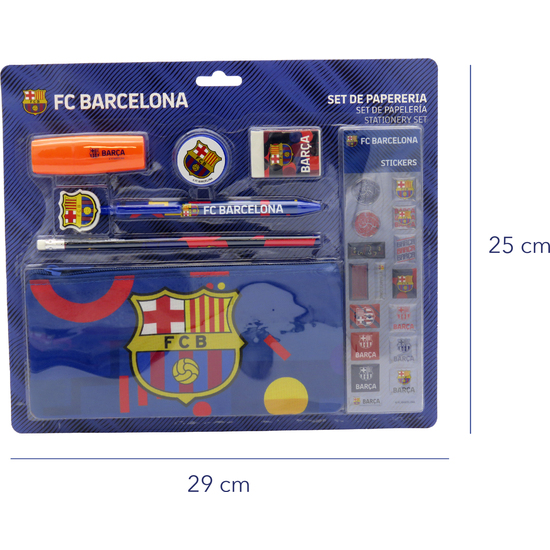 FCBARCELONA SET DE PAPELERÍA CON PEGATINAS image 2