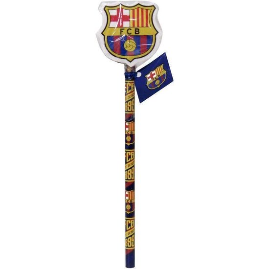 FCBARCELONA LÁPIZ CON GOMA DECORADA image 0