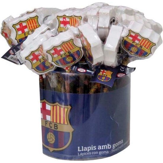 FCBARCELONA LÁPIZ CON GOMA DECORADA image 1