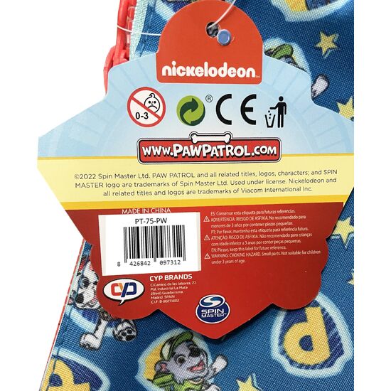 PAW PATROL PORTATODO REDONDO CON CREMALLERA DE PLÁSTICO image 5