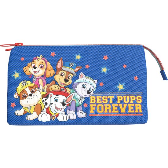 PAW PATROL PORTATODO TRIPLE CON CREMALLERA DE PLÁSTICO image 0