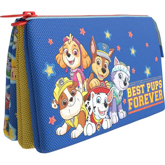 PAW PATROL PORTATODO TRIPLE CON CREMALLERA DE PLÁSTICO image 1