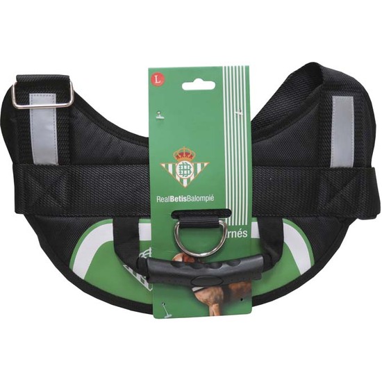 BETIS BALOMPIÉ ARNÉS REFORZADO CON RELLENO PARA PERRO TALLA SM image 0