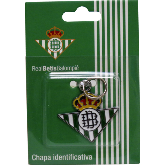 BETIS BALOMPIÉ CHAPA IDENTIFICATIVA PARA PERRO image 0