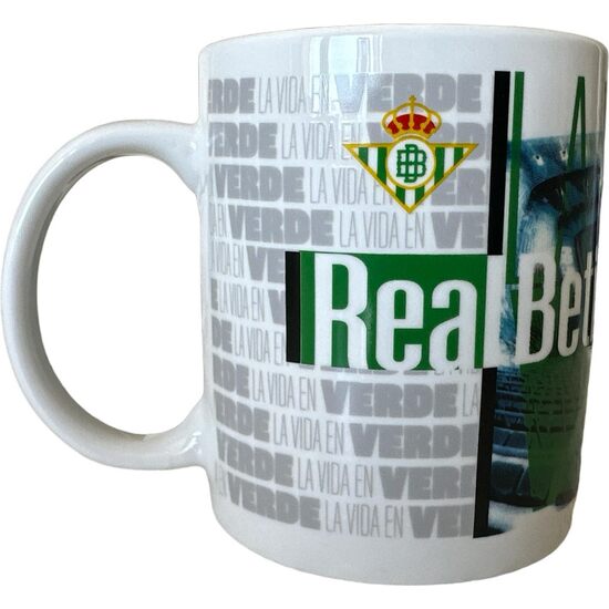 BETIS BALOMPIÉ TAZA CERÁMICA LA VIDA EN VERDE image 0