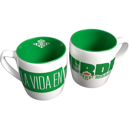 BETIS BALOMPIÉ TAZA BICOLOR CAJA image 0
