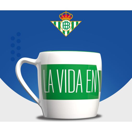 BETIS BALOMPIÉ TAZA BICOLOR CAJA image 1
