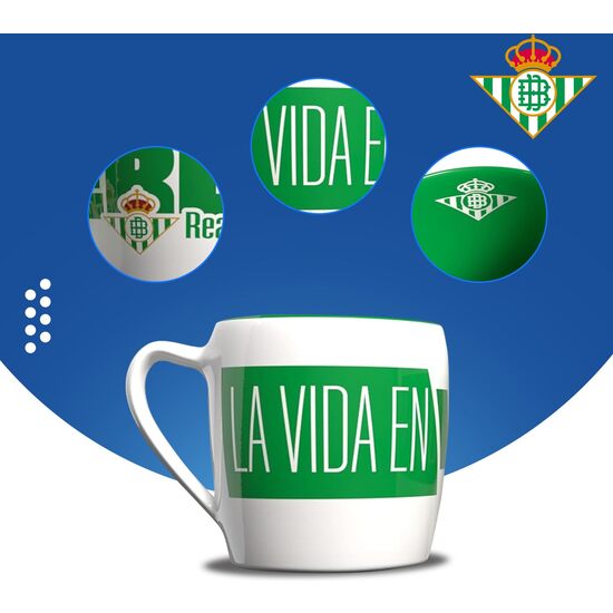 BETIS BALOMPIÉ TAZA BICOLOR CAJA image 3
