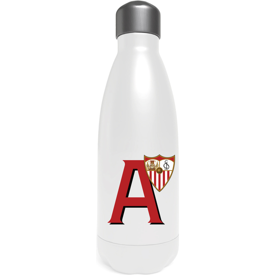 SEVILLA BOTELLA PERSONALIZABLE BLANCA DE ACERO 550ML LETRA A image 0