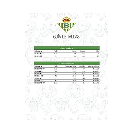 BETIS BALOMPIÉ CAMISETA PARA PERRO  TALLA XXL image 1