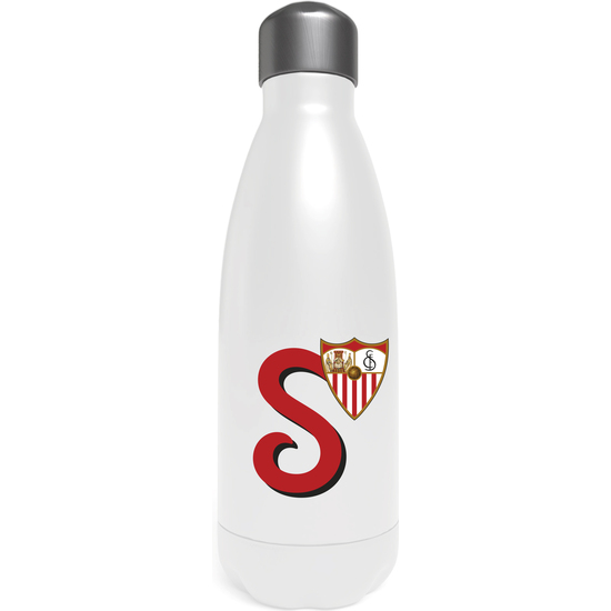 SEVILLA BOTELLA PERSONALIZABLE BLANCA DE ACERO 550ML LETRA S image 0