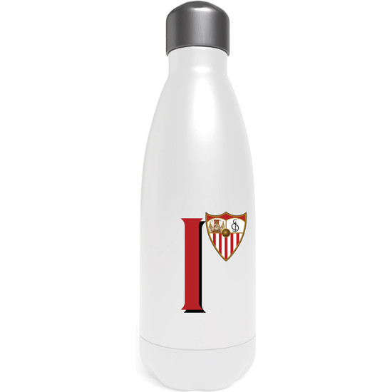 SEVILLA BOTELLA PERSONALIZABLE BLANCA DE ACERO 550ML LETRA I image 0