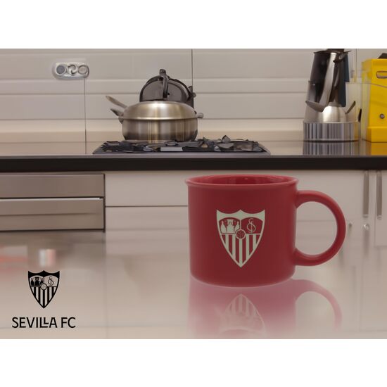 SEVILLA F.C. TAZA JUMBO GRABADA  EN CAJA image 1
