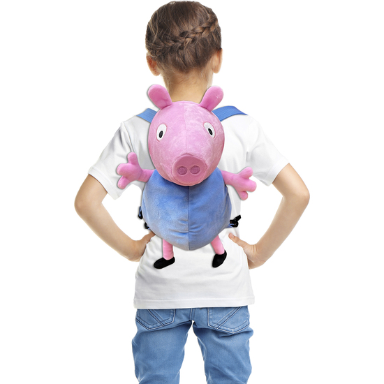 MOCHILA PELUCHE 3D PEPPA PIG - GEORGE image 1