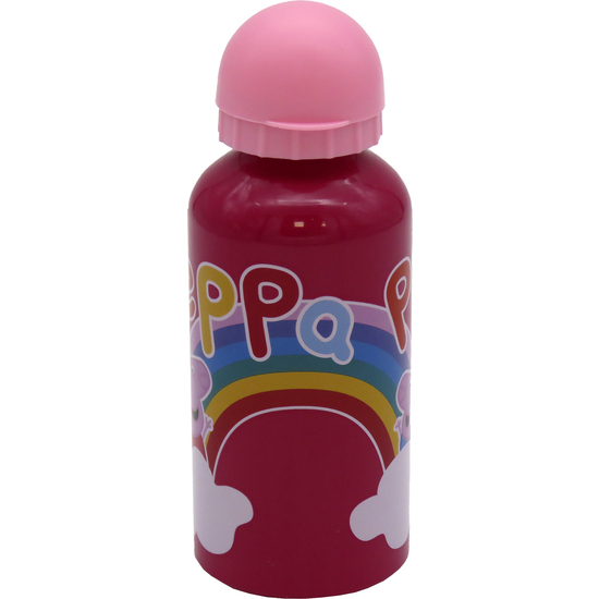 BOTELLA DE ALUMINIO DE 400  ML PEPPA PIG image 1