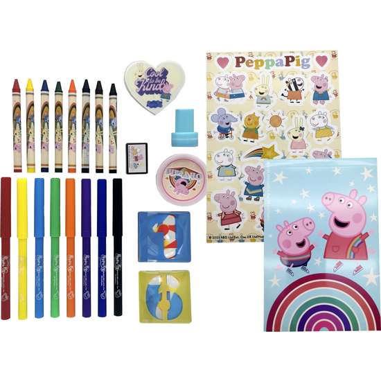 PEPPA PIG SET DE ACTIVIDADES 42 PIEZAS EN MOCHILA image 2