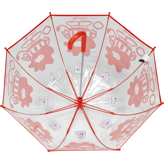 ATHLETIC CLUB PARAGUAS MANUAL INFANTIL TRANSP. BURBUJA 48 CM image 1