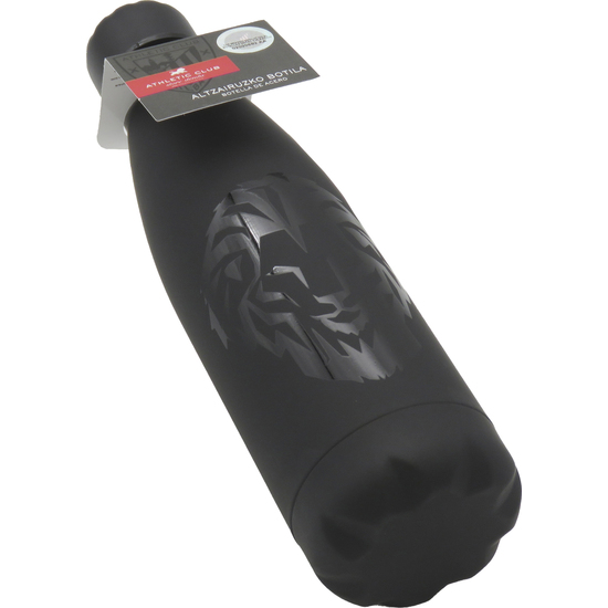 ATHLETIC CLUB BOTELLA NEGRA RUBBERIZADA DE DOBLE PARED - LEÓN BARNIZ image 1