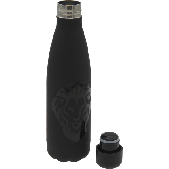 ATHLETIC CLUB BOTELLA NEGRA RUBBERIZADA DE DOBLE PARED - LEÓN BARNIZ image 3
