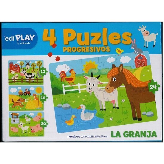 PUZZLE PROGRESIVOS X 4 LA GRANJA image 0